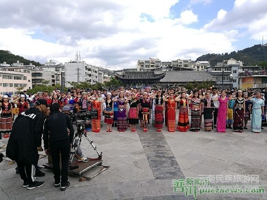 電視劇《召存信》在普洱民族團結園取景